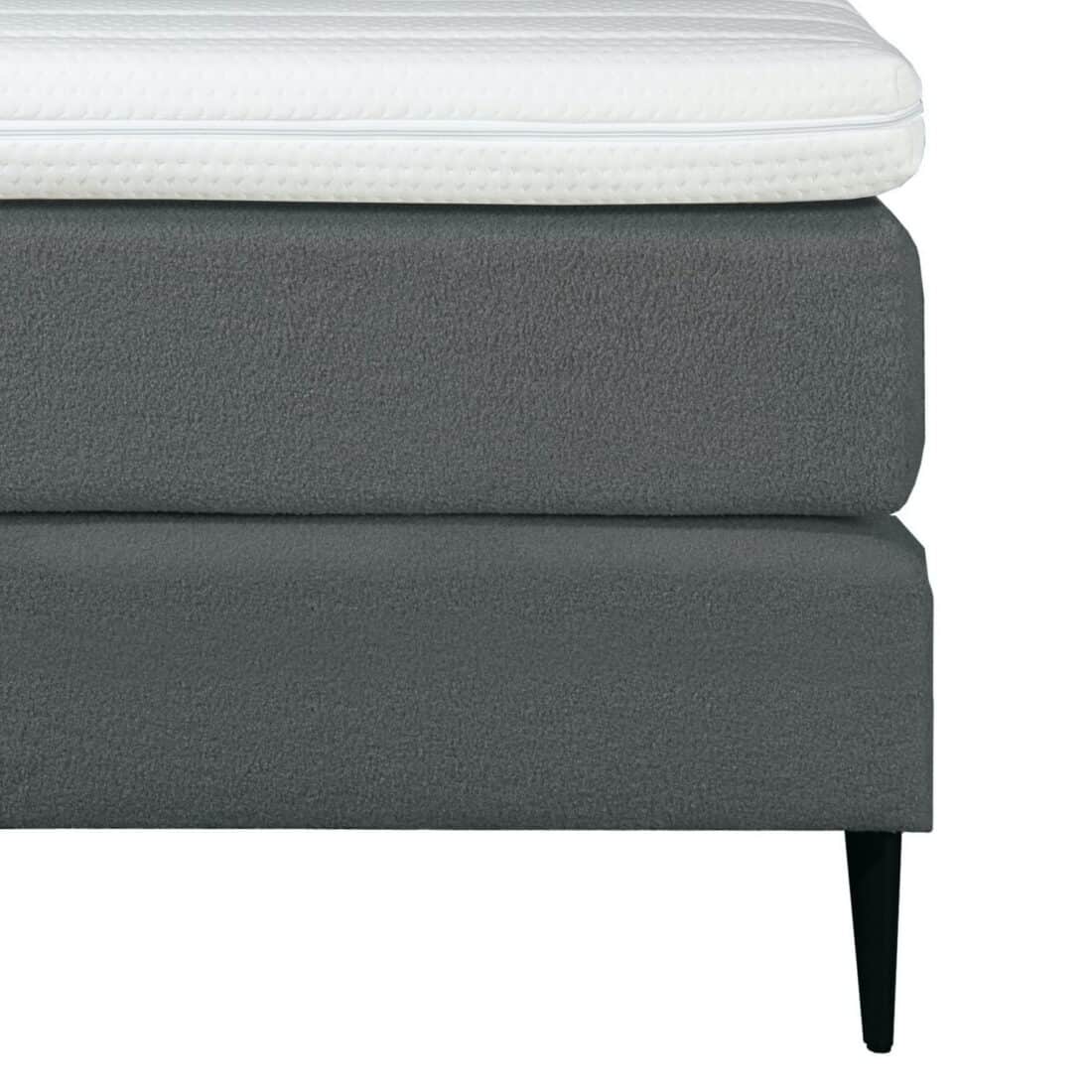 Mrgenn Boucl Boxspring Antraciet 160 215 200