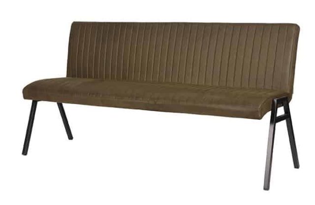 Eetkamerbank Matz 8211 Legergroen 8211 Microvezel 8211 175 Cm