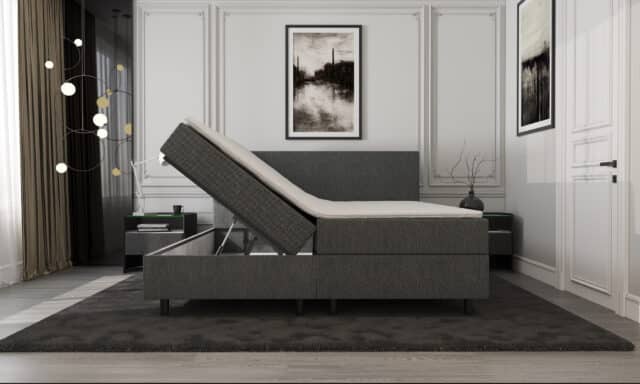 Mrgenn Opbergboxspring Antraciet 160 215 200