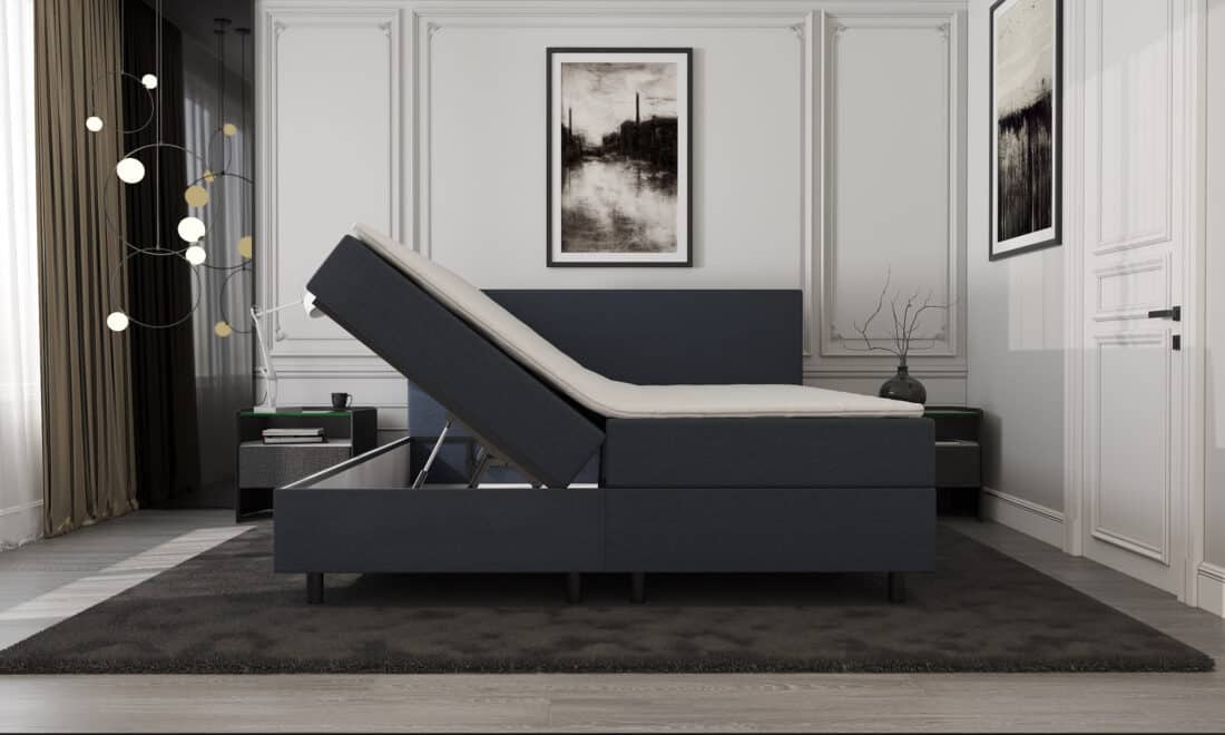 Mrgenn Opbergboxspring Donkerblauw 180 215 200 Mrgenn Opbergboxspring Donkerblauw 180 215 200