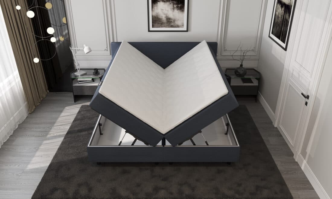 Mrgenn Opbergboxspring Donkerblauw 180 215 200 Mrgenn Opbergboxspring Donkerblauw 180 215 200