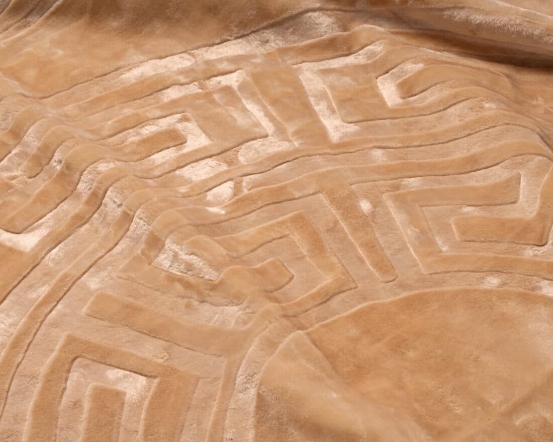 Deken Zeta Gemboste 8211 Crme 8211 200 215 240 Cm