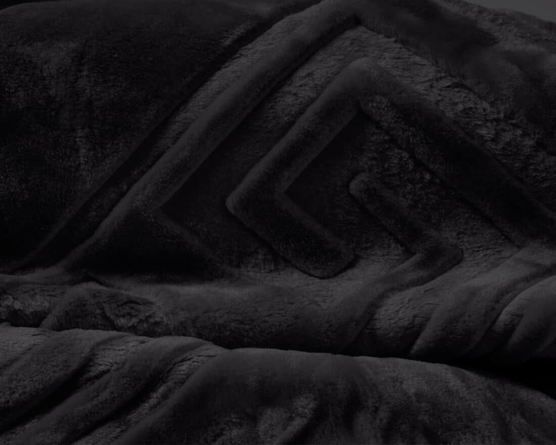 Deken Zeta Gemboste 8211 Zwart 8211 200 215 240 Cm