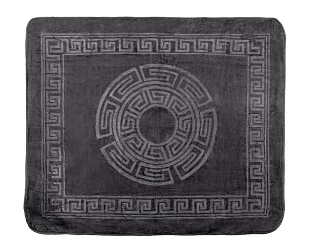 Deken Zeta Gembosseerd 8211 Antraciet 8211 Met Relif 8211 200 215 240 Cm