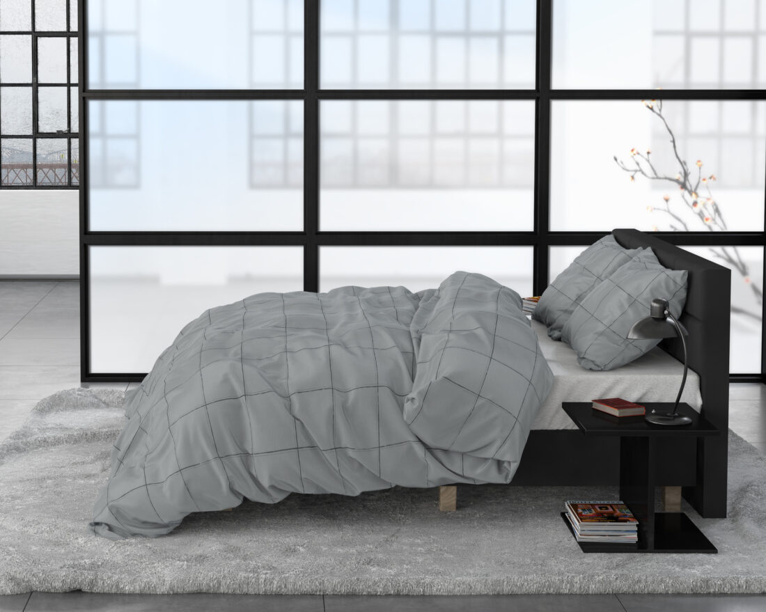 Diepe Ruit Grijs 140 X 220 Diepe Ruit Grijs 140 X 220