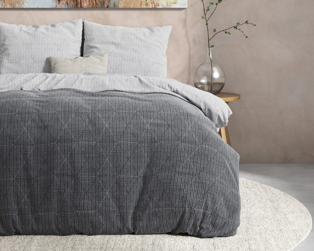 Dh Flanel Quinn Antraciet 140 X 220 Dh Flanel Quinn Antraciet 140 X 220