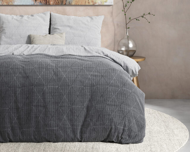 Dh Flanel Quinn Antraciet 140 X 220