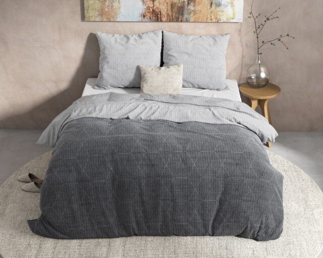 Dh Flanel Quinn Antraciet 200 X 220