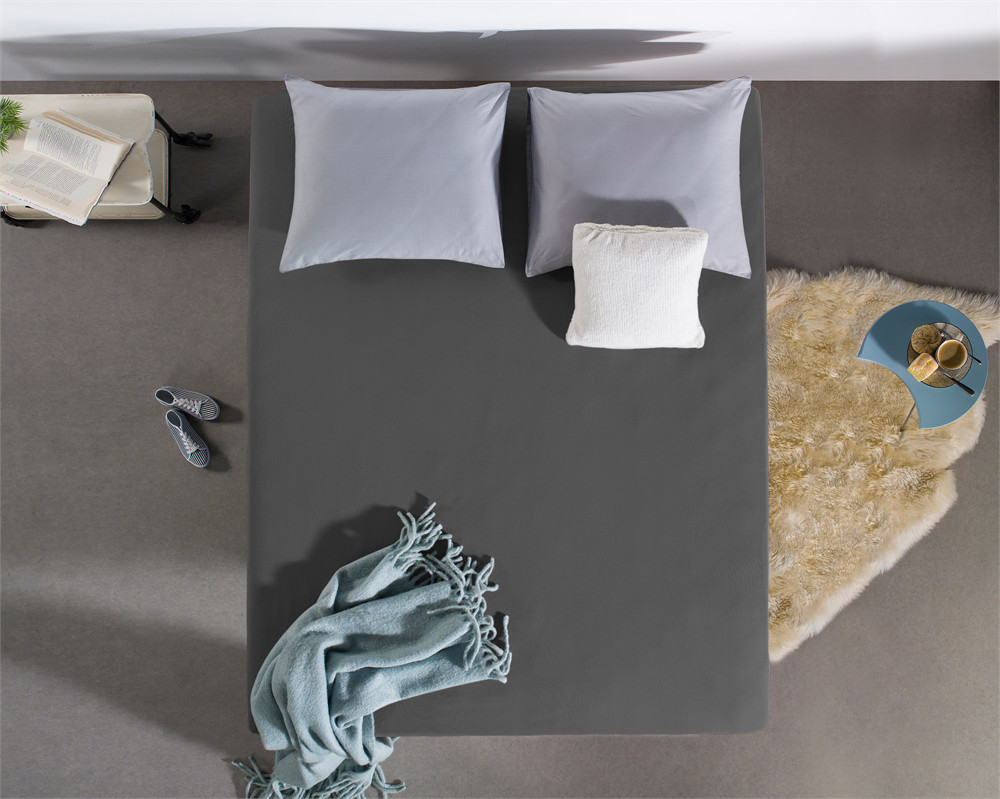 Dubbel Jersey 220 Gr Hoeslaken Antraciet 160 180 X 200 220