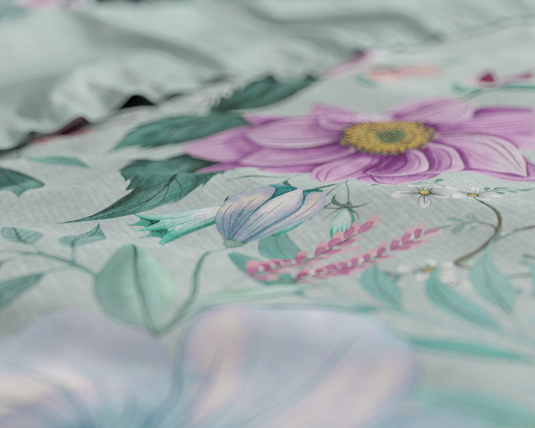 Flore Blauw 140 X 220 Flore Blauw 140 X 220