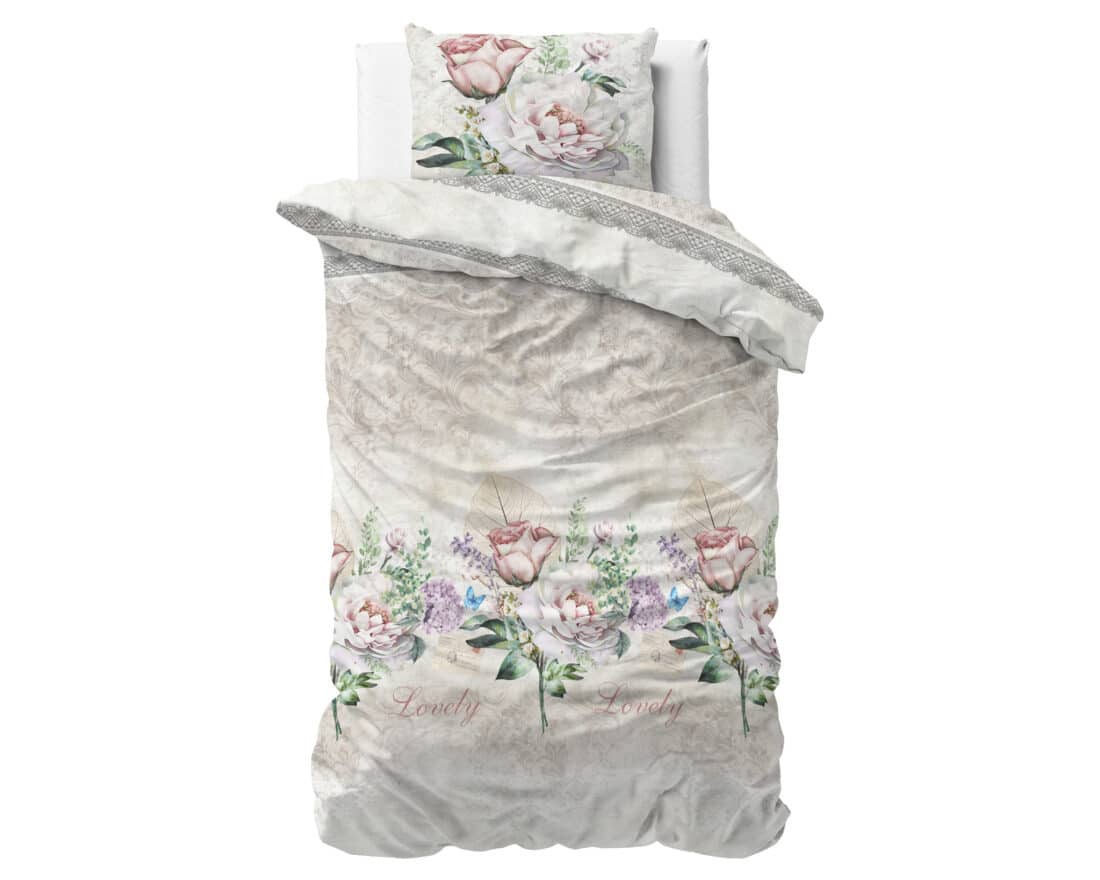 Mooie Bloem Beige 140 X 220