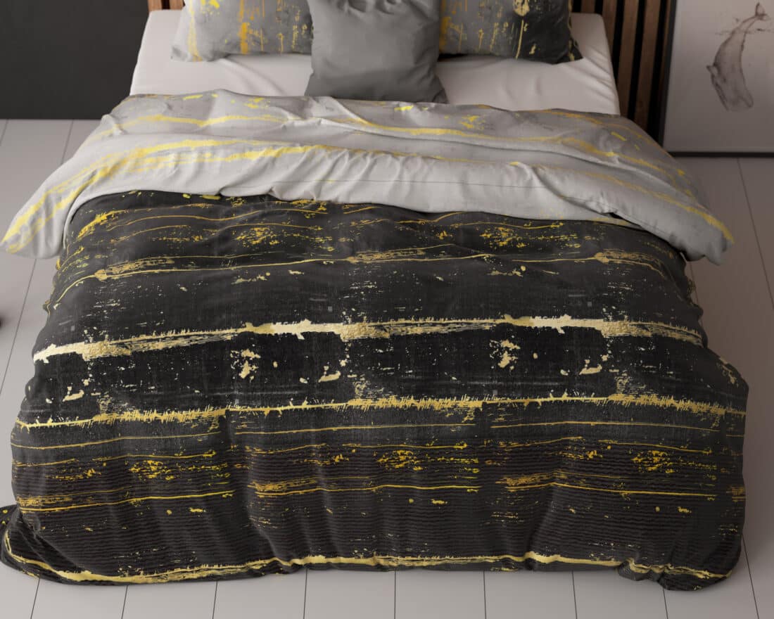 Kriebelig Antraciet 140 X 220