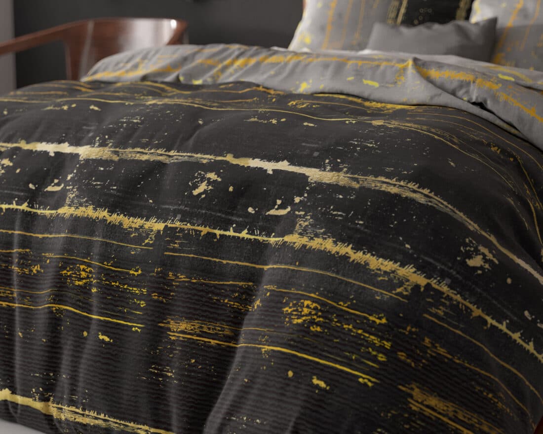 Kriebelig Antraciet 140 X 220