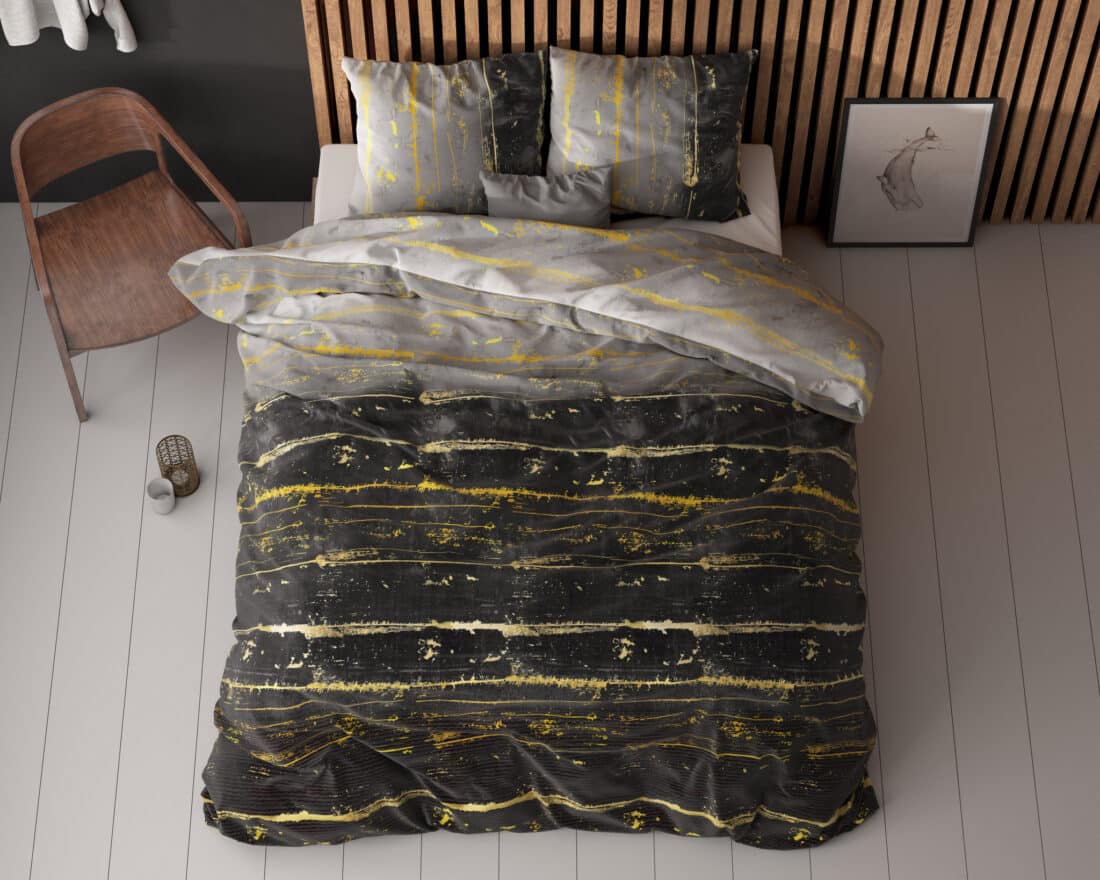 Kriebelig Antraciet 140 X 220