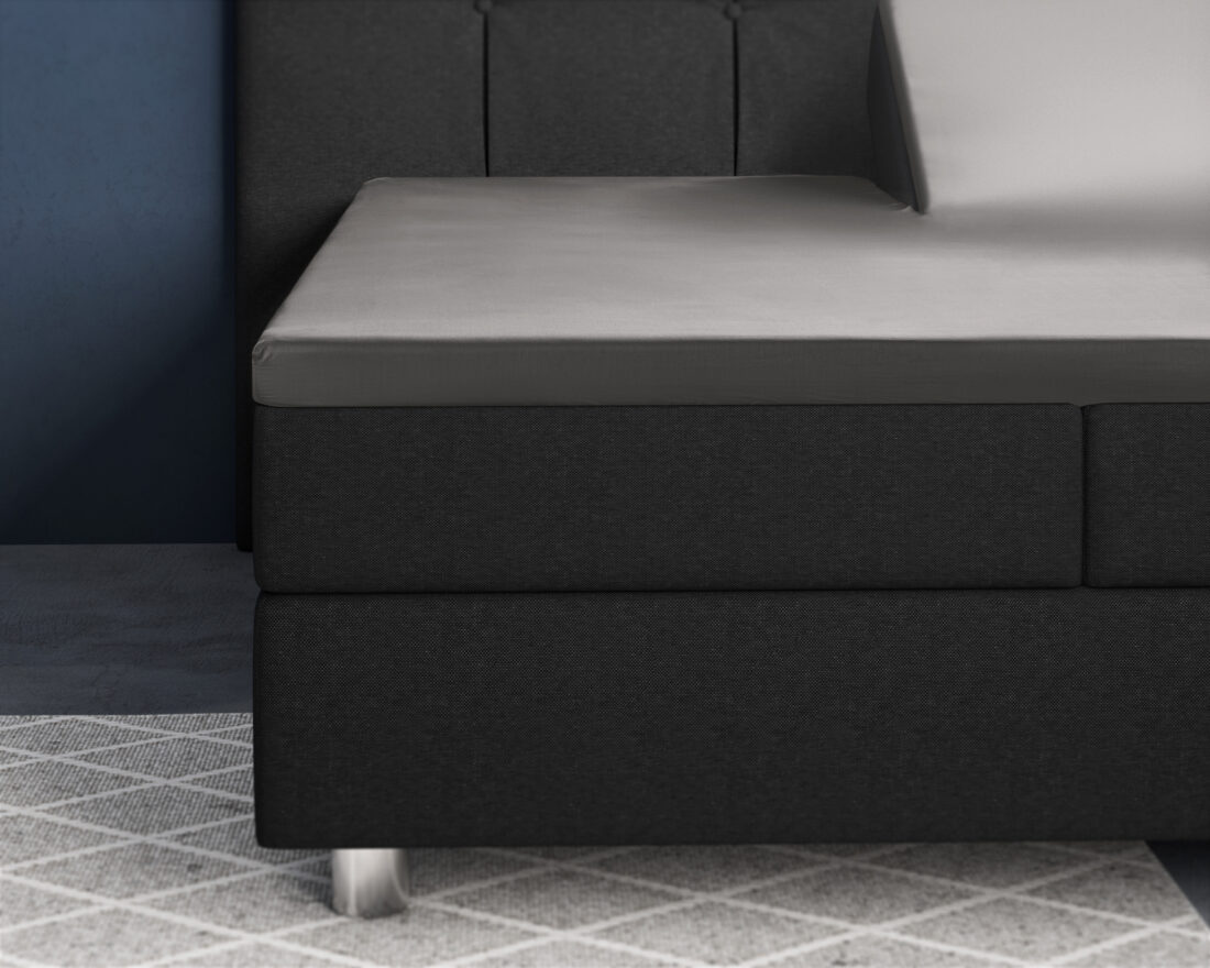 Splittopper Satijnen Hoeslaken Grijs 180 X 220 Splittopper Satijnen Hoeslaken Grijs 180 X 220