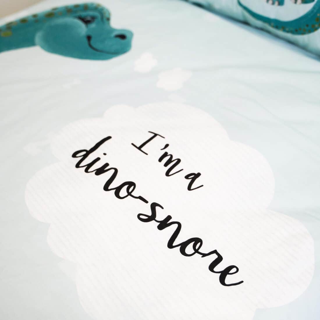 Ik Ben Een Dino Sore Blauw 140 X 220