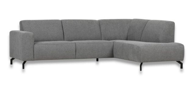 Zitcombinatie Aviano 8211 2 5 Vst Links Ottomane Vst Rechts 8211 Stof Lichtgrijs Bloq 167