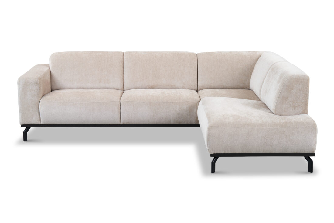 Zitcombinatie Avola 8211 2 5 Vst Links Ottomane Vst Rechts 8211 Stof Beige Aphrodite 3