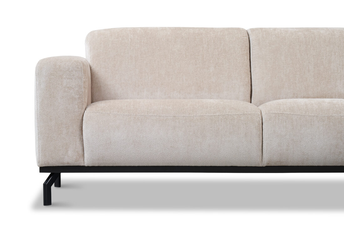 Zitcombinatie Avola 8211 2 5 Vst Links Ottomane Vst Rechts 8211 Stof Beige Aphrodite 3