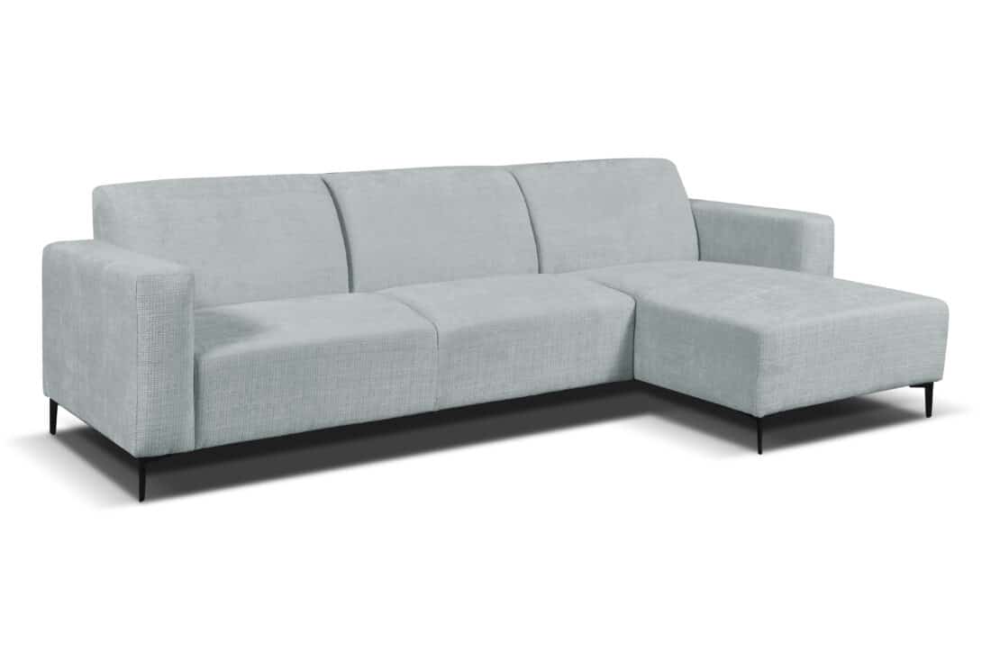 Zitcombinatie Ronald 8211 2 5 Vst Links Chaiselongue Vst Rechts 8211 Stof Lichtgrijs Cremona 81