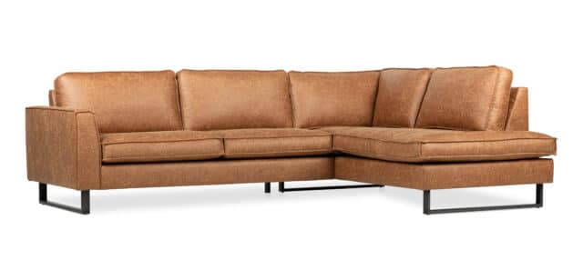 Zitcombinatie Turijn 8211 2 5 Vst Links Ottomane Vst Rechts 8211 Stof Cognac Missouri 03