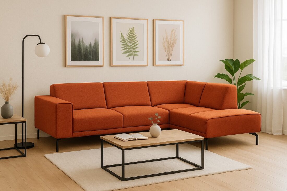 Zitcombinatie Montana 8211 2 5 Vst Links Ottomane Vst Rechts 8211 Stof Terra Loop 10