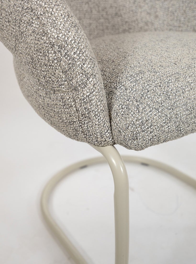 Eetkamerstoel Taylor 8211 Stof Puente Stone 09 8211 Beige Onderstel