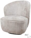Draaifauteuil Avi 360 - Cremona - Taupe 04