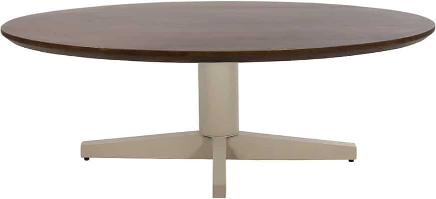 Salontafel Scorpio 8211 Mango Bruin Walnoot 8211 Poot Beige 8211 130 Cm