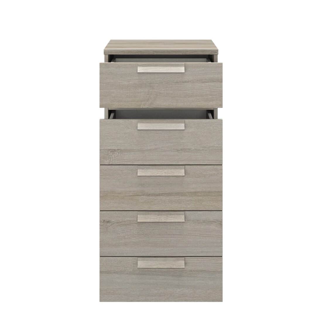 Ladekast Cyrus 8211 Lichtgrijs Eiken Mdf 8211 Met 5 Laden