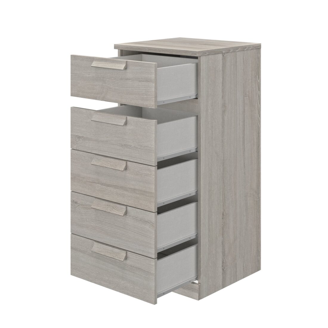 Ladekast Cyrus 8211 Lichtgrijs Eiken Mdf 8211 Met 5 Laden