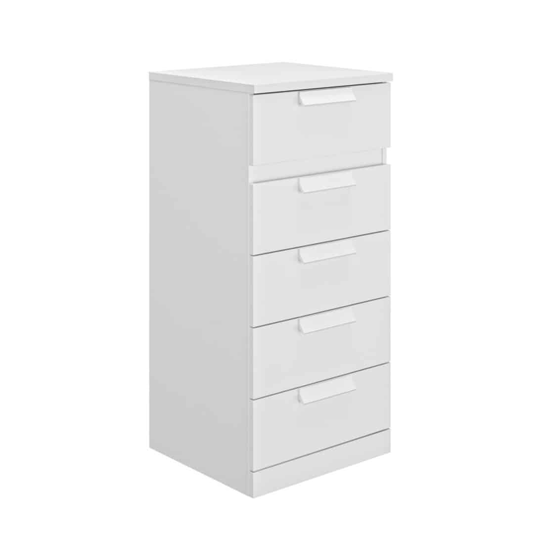 Ladekast Cyrus 8211 Wit Mdf 8211 Met 5 Laden