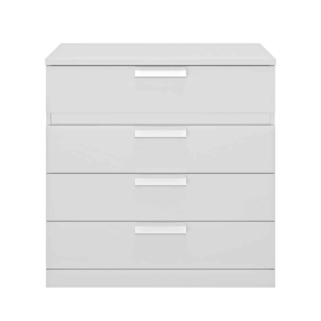 Ladekast Cyrus 8211 Wit Mdf 8211 Met 4 Lades