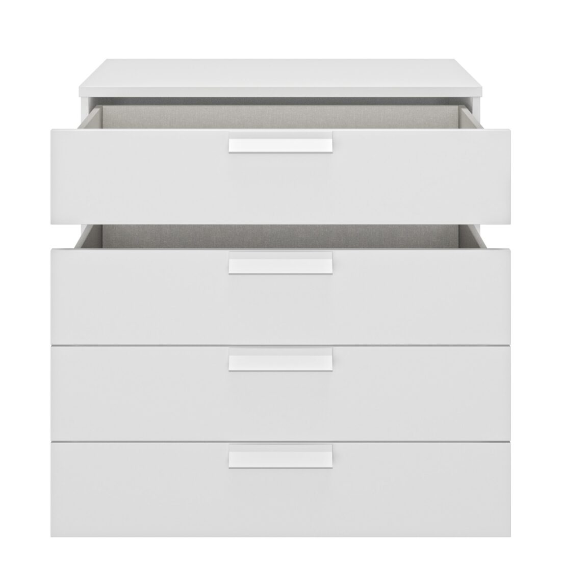 Ladekast Cyrus 8211 Wit Mdf 8211 Met 4 Lades