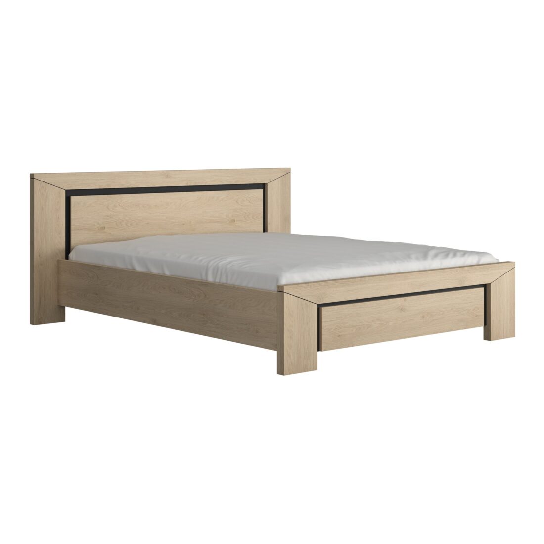 Ledikant Brugge 8211 Warm Kastanjebruin Zwart 8211 160 215 200 Cm Ledikant Brugge 8211 Warm Kastanjebruin Zwart 8211 160 215 200 Cm