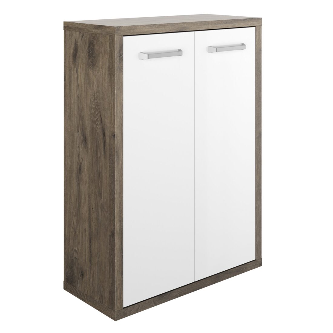 Boekenkast Elio 8211 Viking Bruin Eiken Fineer 8211 Hoogte 110 Cm