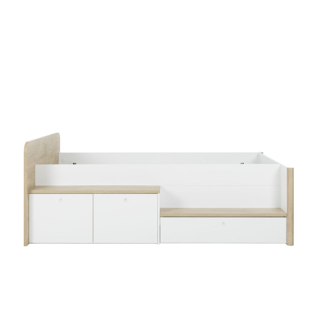 Ledikant Matis 8211 Wit Kastanje Kleur Fineer 8211 90 215 200 Cm Ledikant Matis 8211 Wit Kastanje Kleur Fineer 8211 90 215 200 Cm