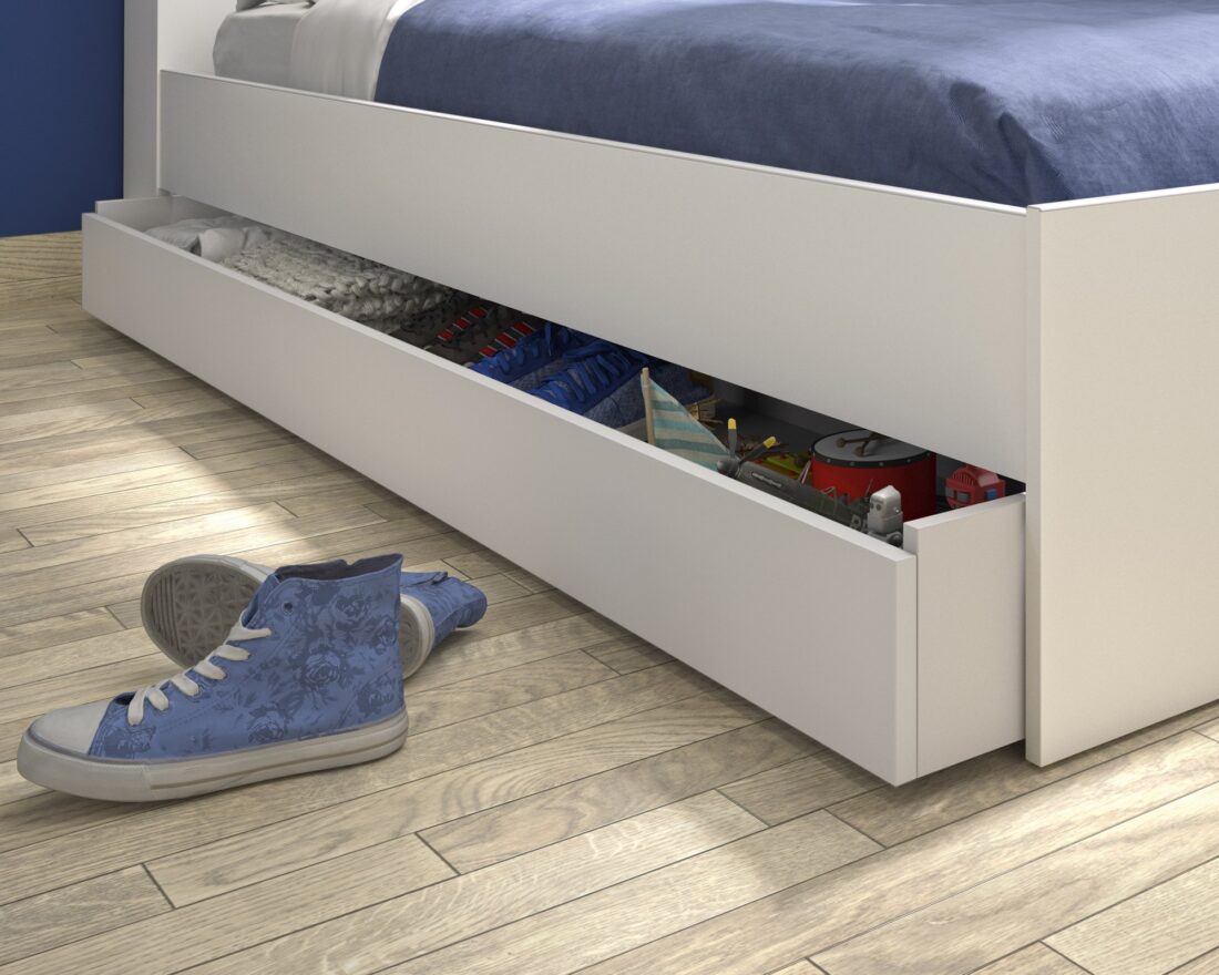 Ledikant Erwan 8211 Wit 8211 90 215 200 Cm