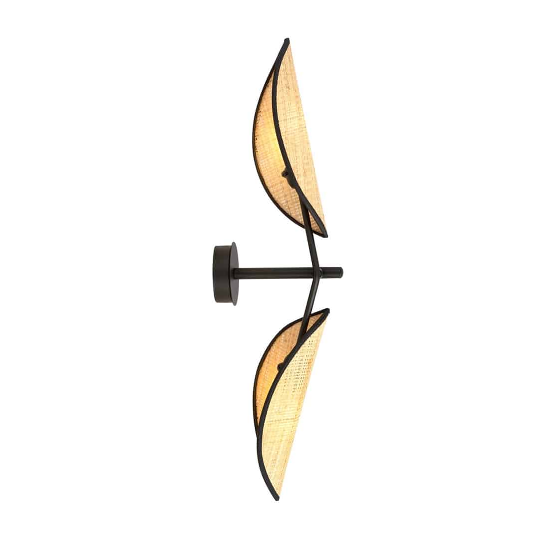 Wandlamp Vene K2 8211 Zwart Rotan Wandlamp Vene K2 8211 Zwart Rotan