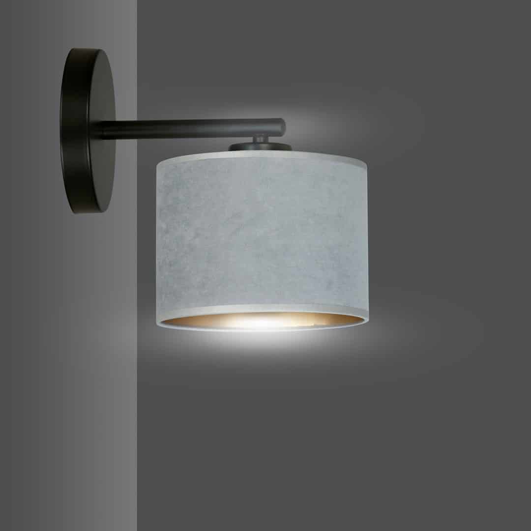 Wandlamp Hilde K1 8211 Zwart Grijs