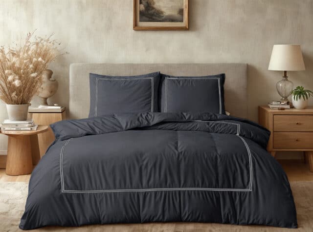 Brata Zwart Grijs Zwart 200 X 200 260