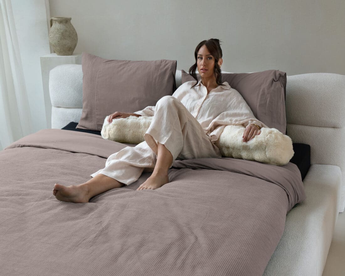 Wafel Taupe 140 X 200 260