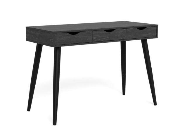 Bureau Neptun 8211 Zwart Melamine Alu