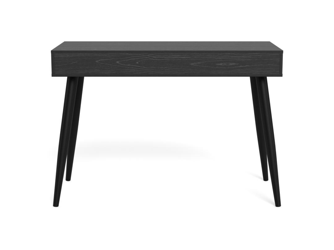 Bureau Neptun 8211 Zwart Melamine Alu Bureau Neptun 8211 Zwart Melamine Alu