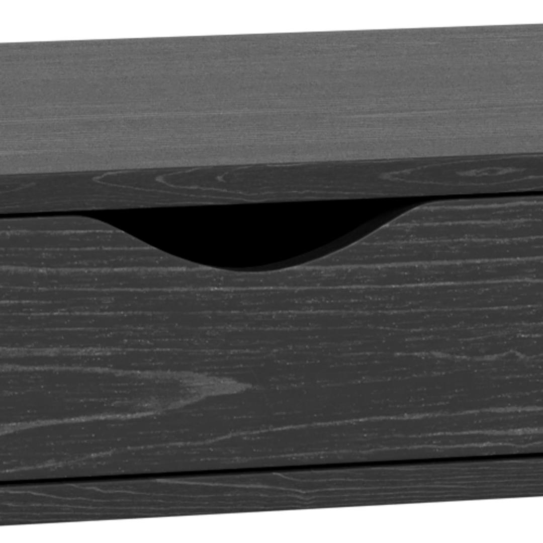 Bureau Neptun 8211 Zwart Melamine Alu Bureau Neptun 8211 Zwart Melamine Alu