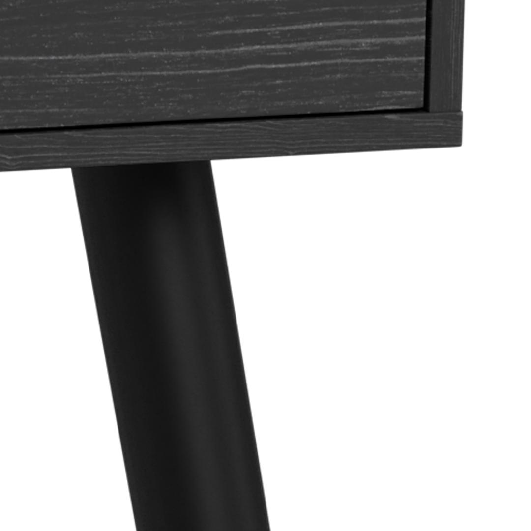 Bureau Neptun 8211 Zwart Melamine Alu Bureau Neptun 8211 Zwart Melamine Alu