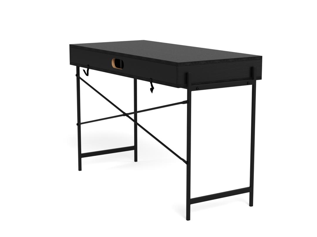 Bureau Angus 8211 Zwart Essen Melamine 8211 Metaal