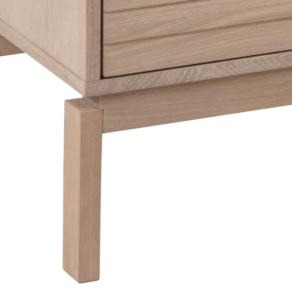 Dressoir Linley 8211 Eikenfineer Op Wit Gepigmenteerde Mdf 8211 180 Cm 8211 4 Deuren