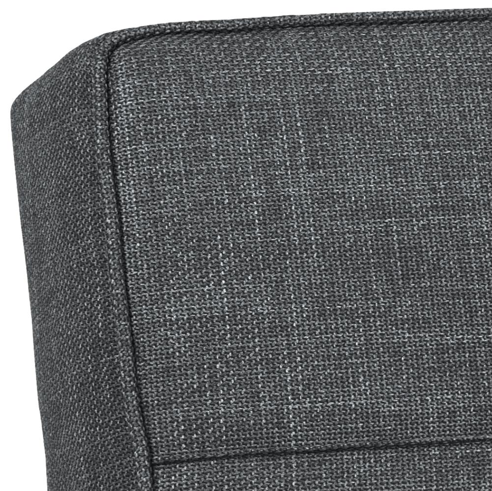 Slaapbank Perugia 8211 Stof Basel Donkergrijs 8211 Metaal