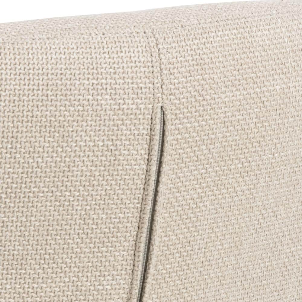 Loungestoel Ramsey 8211 Stof Basel Beige 8211 Metaal